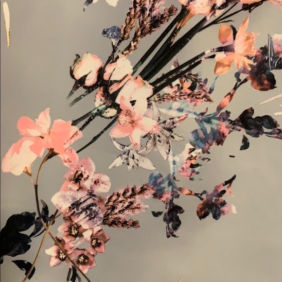 Midi Blue Floral Dress - Picture 7 of 10